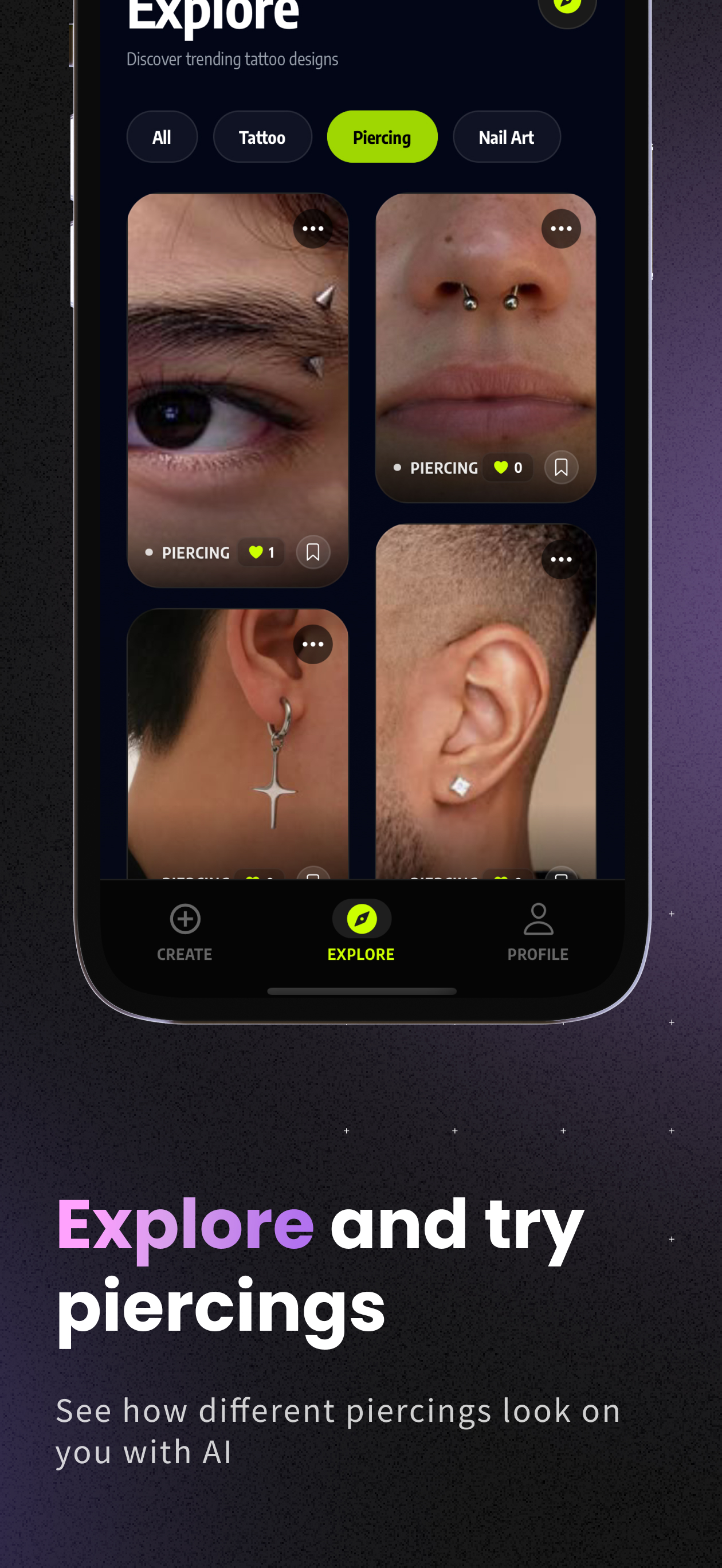 Tattoo & Piercing AI Example 5